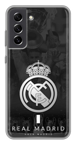Силиконовый чехол с изображением "Эмблема Реала" для Samsung Galaxy S21 FE