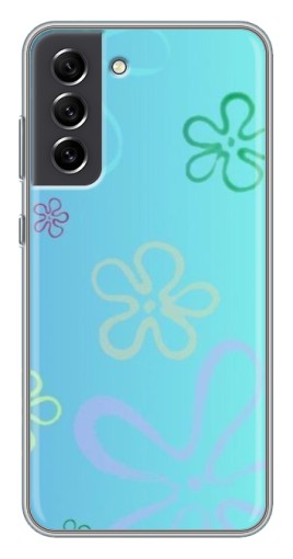 Силиконовый чехол с изображением "Фон" для Samsung Galaxy S21 FE