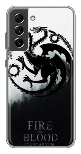 Силиконовый чехол с изображением "Герб Таргариенов" для Samsung Galaxy S21 FE
