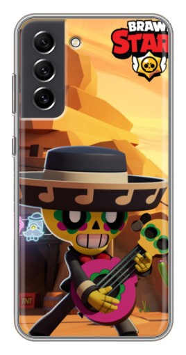 Чехол с картинкой "Гитарист Poco" для Samsung Galaxy S21 FE