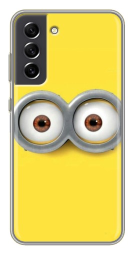 Чехол с картинкой "Глаза Боба миньона" для Samsung Galaxy S21 FE