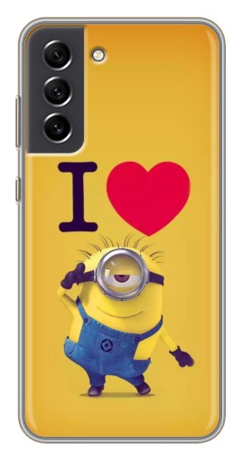 Чехол с печатью "I Love Minion" для Samsung Galaxy S21 FE