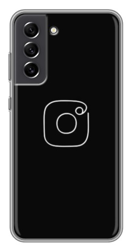 Чехол с принтом "Инстаграм" для Samsung Galaxy S21 FE