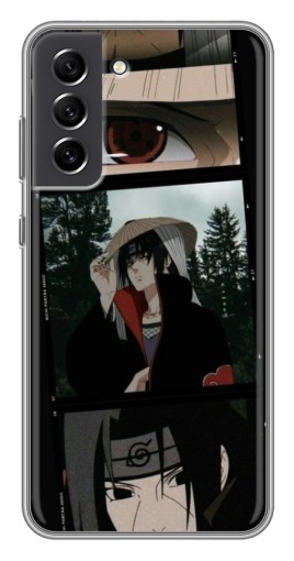 Чехол с картинкой "Итачи на фото" для Samsung Galaxy S21 FE