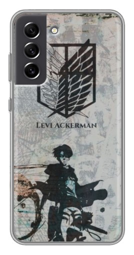 Силиконовый чехол с изображением "Капитан Леви" для Samsung Galaxy S21 FE