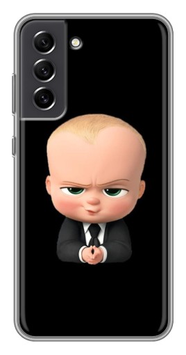 Чехол с картинкой "Хитрый Босс" для Samsung Galaxy S21 FE