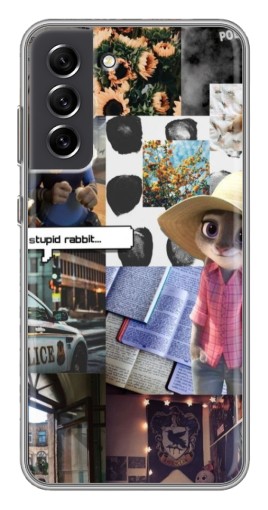 Чехол с картинкой "Коллаж Джуди" для Samsung Galaxy S21 FE