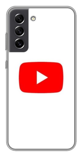Чехол с картинкой "Красная кнопка" для Samsung Galaxy S21 FE