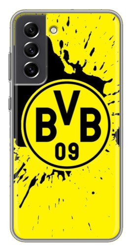 Силиконовый чехол с изображением "Красочный лого BVB" для Samsung Galaxy S21 FE