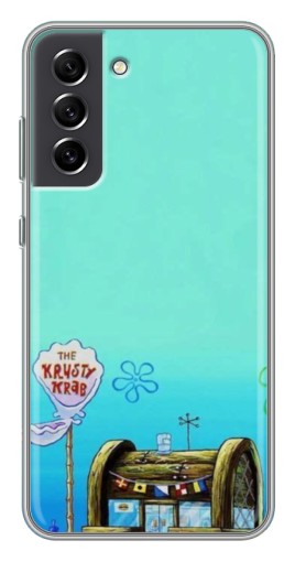 Чехол с принтом "Krusty Krab" для Samsung Galaxy S21 FE