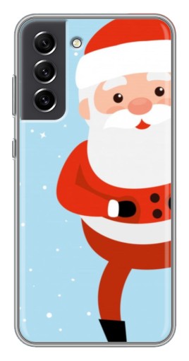 Чехол с принтом "Крутой Дед Мороз" для Samsung Galaxy S21 FE