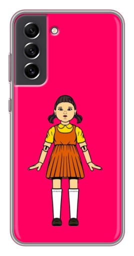 Чехол с картинкой "Кукла" для Samsung Galaxy S21 FE
