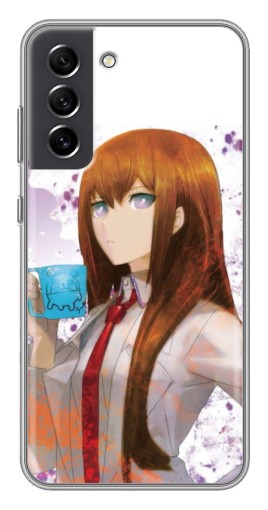 Чехол с печатью "Курису с чашкой" для Samsung Galaxy S21 FE