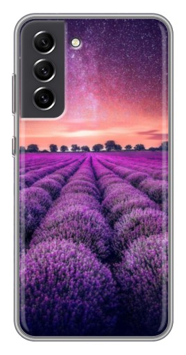 Чехол с принтом "Лавандовое поле" для Samsung Galaxy S21 FE