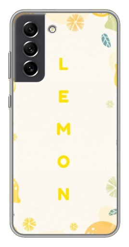 Чехол с картинкой "Lemon" для Samsung Galaxy S21 FE