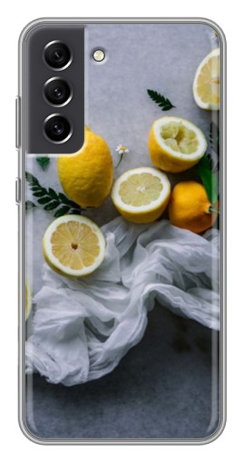 Силиконовый чехол с изображением "Лимонное настроение" для Samsung Galaxy S21 FE