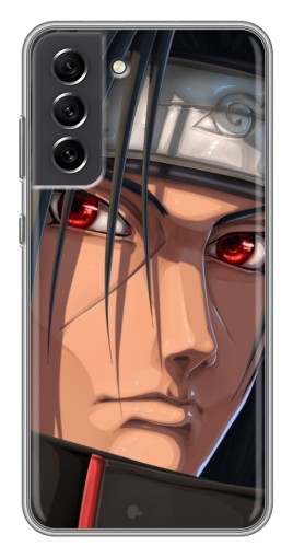 Силиконовый чехол с изображением "Лицо Итачи" для Samsung Galaxy S21 FE