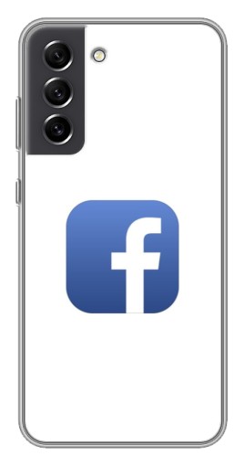 Чехол с печатью "Лого Фейсбук" для Samsung Galaxy S21 FE
