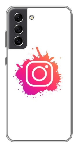 Чехол с картинкой "Логотип Инсты" для Samsung Galaxy S21 FE