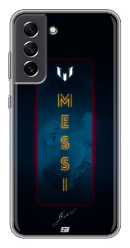 Силиконовый чехол с изображением "Логотип Месси" для Samsung Galaxy S21 FE
