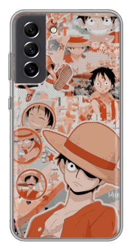 Силиконовый чехол с изображением "Луффи" для Samsung Galaxy S21 FE