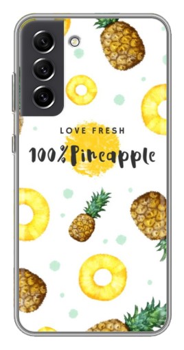 Чехол с принтом "Любовь к ананасам" для Samsung Galaxy S21 FE