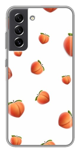 Чехол с картинкой "Маленькие персики" для Samsung Galaxy S21 FE
