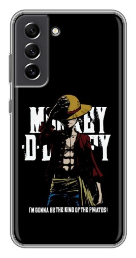 Чехол с принтом "Манки в шляпе" для Samsung Galaxy S21 FE