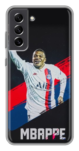 Чехол с картинкой "Mbappe в ПСЖ" для Samsung Galaxy S21 FE