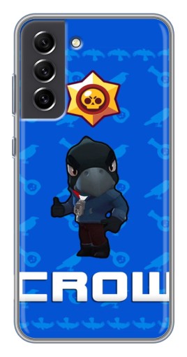 Чехол с принтом "Медаль Crow" для Samsung Galaxy S21 FE