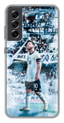 Чехол с принтом "Месси в Аргентине" для Samsung Galaxy S21 FE