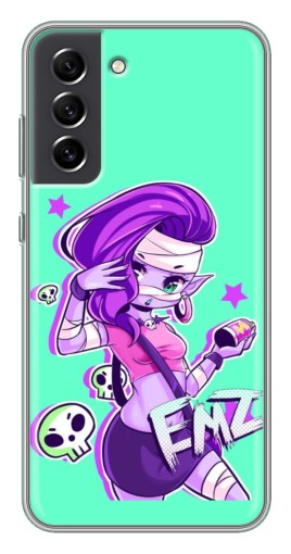 Чехол с картинкой "Милая Emz" для Samsung Galaxy S21 FE