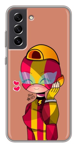 Силиконовый чехол с изображением "Милая MAX" для Samsung Galaxy S21 FE
