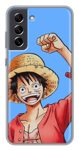 Чехол с картинкой "Молодой Манки де Луффи" для Samsung Galaxy S21 FE