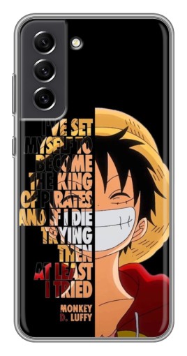 Чехол с печатью "Монки Д. Луффи" для Samsung Galaxy S21 FE