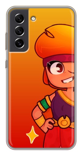Чехол с принтом "Мультяшная Амбер" для Samsung Galaxy S21 FE