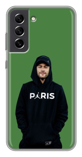 Силиконовый чехол с изображением "Неймар Paris" для Samsung Galaxy S21 FE