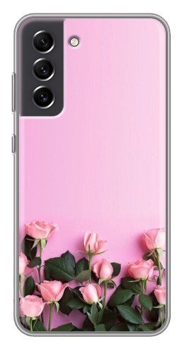 Чехол с принтом "Нежные розы" для Samsung Galaxy S21 FE