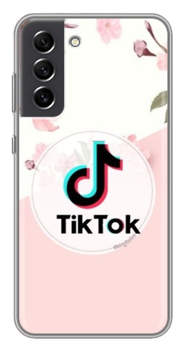 Чехол с печатью "Нежный принт" для Samsung Galaxy S21 FE