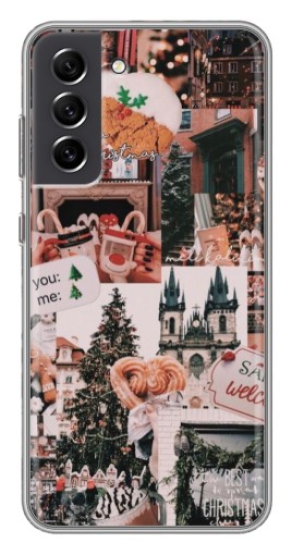 Чехол с печатью "Новогоднее настроение" для Samsung Galaxy S21 FE