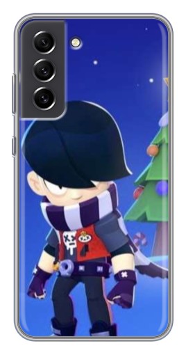 Чехол с печатью "Новогодний Эдгард" для Samsung Galaxy S21 FE
