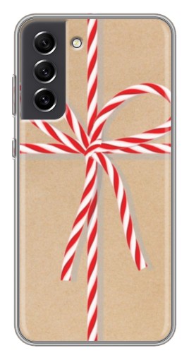 Чехол с печатью "Новогодний подарок" для Samsung Galaxy S21 FE