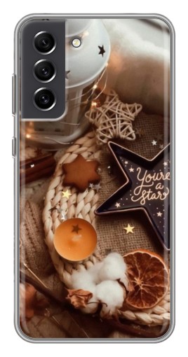 Чехол с принтом "Новогодняя атмосфера" для Samsung Galaxy S21 FE