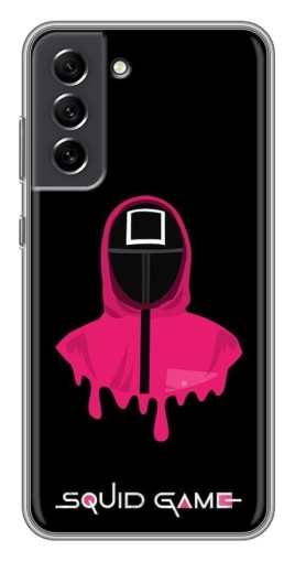 Чехол с картинкой "Охранник с Квадратом" для Samsung Galaxy S21 FE