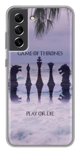 Чехол с печатью "Play or Die" для Samsung Galaxy S21 FE