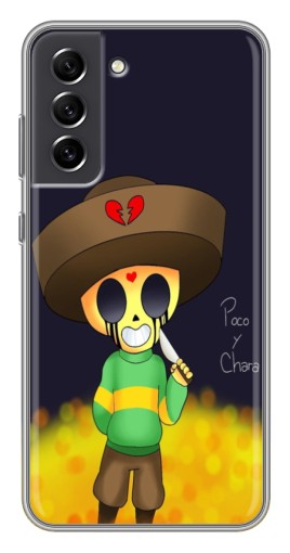 Чехол с картинкой "Poco y Chara" для Samsung Galaxy S21 FE