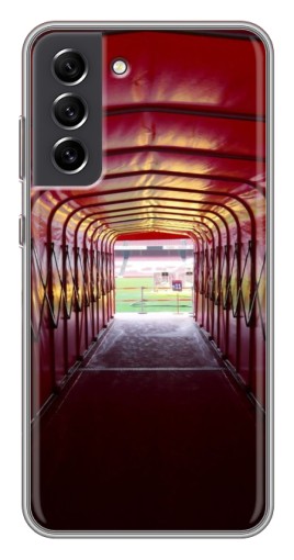 Чехол с печатью "Подтрибунная с Олд Трафорд" для Samsung Galaxy S21 FE