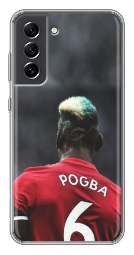 Силиконовый чехол с изображением "Pogba 6" для Samsung Galaxy S21 FE