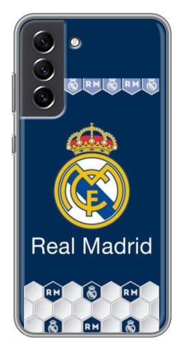 Силиконовый чехол с изображением "Реал Мадрид значок" для Samsung Galaxy S21 FE