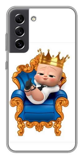 Чехол с печатью "Ребенок Король" для Samsung Galaxy S21 FE